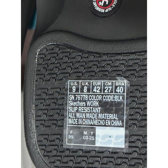 Skechers Black Slip-On Clog Loafers main image 5